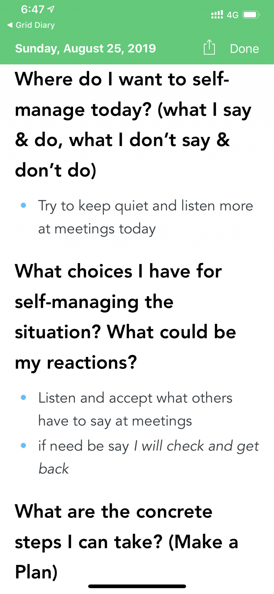 Journaling on the go